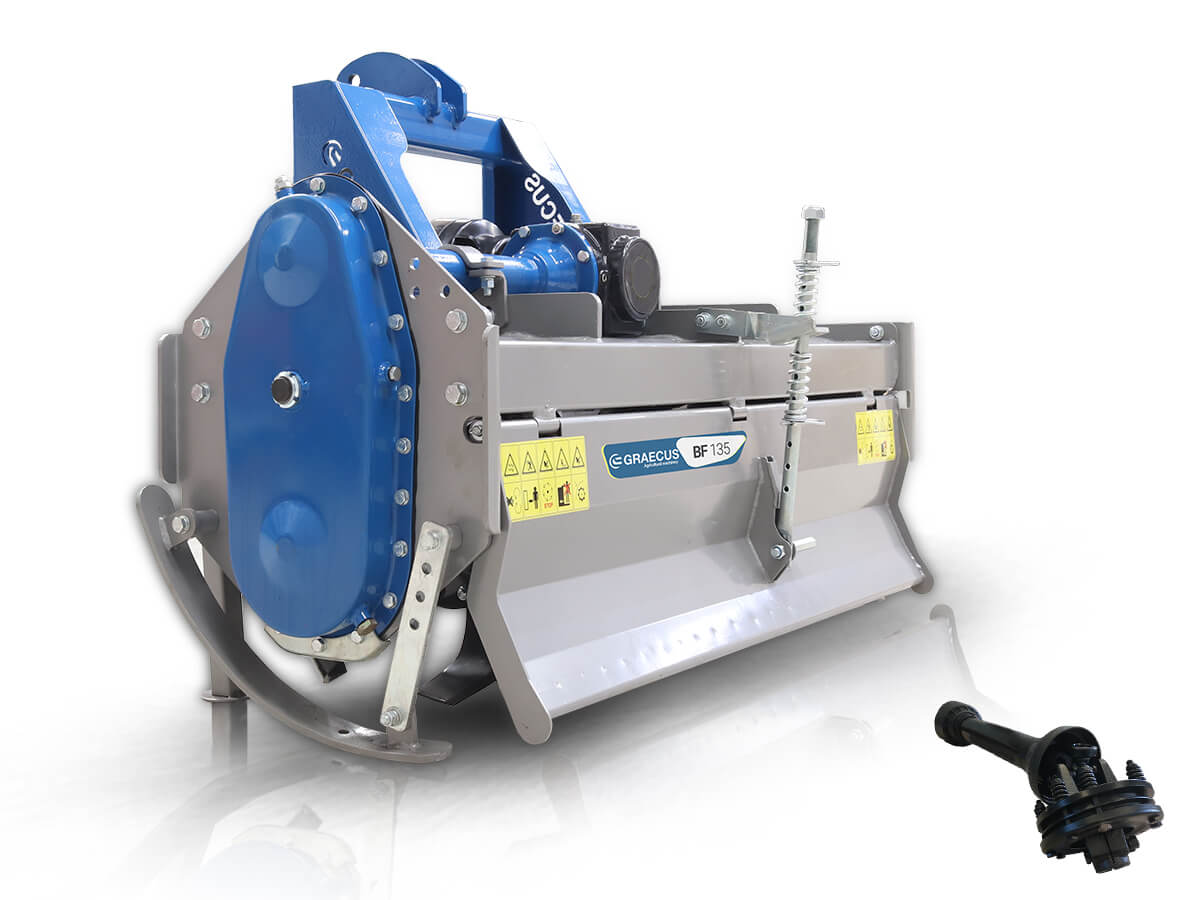 BF105 | Graecus | Φρέζα τρακτέρ βαρέως τύπου γραναζωτή 